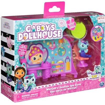 Spin Master Gabby's Dollhouse - MerCat's Seaside Spa Room Spin Master Gabby's Dollhouse - MerCat's Seaside Spa Room