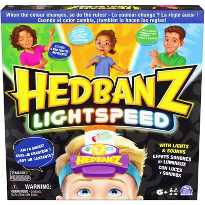 Spin Master Hedbanz Lightspeed - Familienspiel Spin Master Hedbanz Lightspeed - Familienspiel