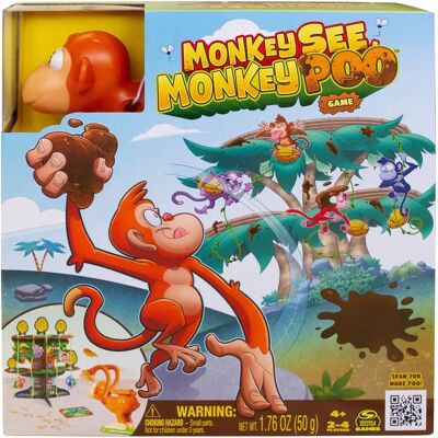 Juego de Mono Caca de Spin Master para Niños - Diversión en Familia Juego de Mono Caca de Spin Master para Niños - Diversión en Familia