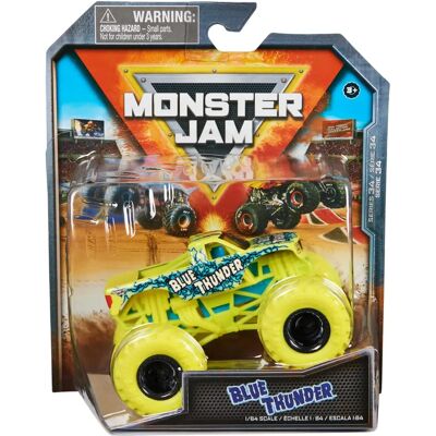 Monster Jam Series 34 Blue Thunder - Toy Monster Truck Monster Jam Series 34 Blue Thunder - Toy Monster Truck