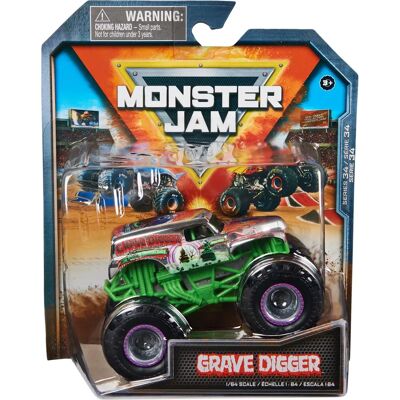 Monster Jam Série 34 Grave Digger - Monster Truck - Publicité Monster Jam Série 34 Grave Digger - Monster Truck - Publicité