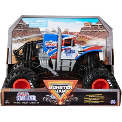 Monster Jam 1:24 Die Cast Lucas Oil Stabilizer - Camion en métal Monster Jam 1:24 Die Cast Lucas Oil Stabilizer - Camion en métal