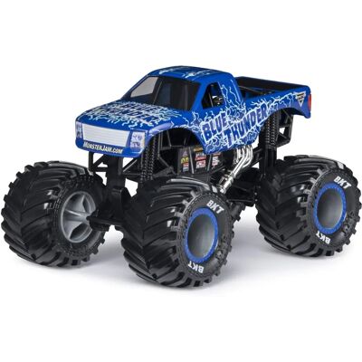Monster Jam Blue Thunder - Die-Cast Vehicle - 1:24 Scale Monster Jam Blue Thunder - Die-Cast Vehicle - 1:24 Scale