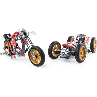 Meccano 5-en-1 Street Fighter Vélo ou Voiture - Jouet de Construction - Publicité Meccano 5-en-1 Street Fighter Vélo ou Voiture - Jouet de Construction - Publicité