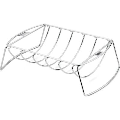 Weber Grillzubehör - Vielseitiger umkehrbarer Rib- & Bratenhalter Weber Grillzubehör - Vielseitiger umkehrbarer Rib- & Bratenhalter