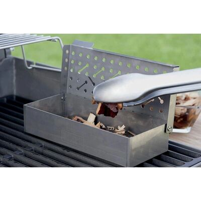 Weber Universal Räucherbox aus Edelstahl - Räucher Zubehör Weber Universal Räucherbox aus Edelstahl - Räucher Zubehör