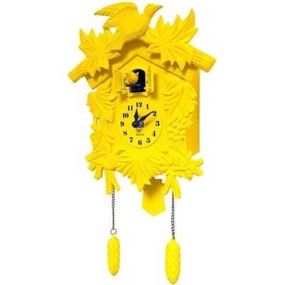 Walplus Yellow Cuckoo Clock - Wall Decor for Living Room & Kitchen Walplus Yellow Cuckoo Clock - Wall Decor for Living Room & Kitchen