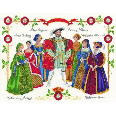 DMC Henry VIII Cross Stitch Kit Cotton Multi-Colour - Cross Stitch Kit DMC Henry VIII Cross Stitch Kit Cotton Multi-Colour - Cross Stitch Kit