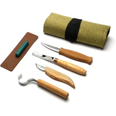 Conjunto de Escultura BeaverCraft Modelo S43 - Ferramentas de Madeira Conjunto de Escultura BeaverCraft Modelo S43 - Ferramentas de Madeira