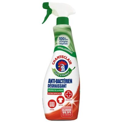 Pack de 3 Spray dégraissant antibactérien - Produits de nettoyage - Publicité Pack de 3 Spray dégraissant antibactérien - Produits de nettoyage - Publicité
