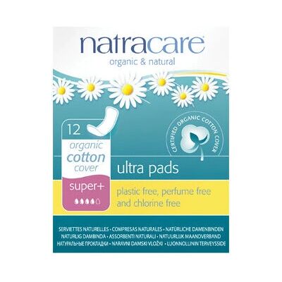 Natracare Bio-Baumwollbinde - Starker Fluss - 12 Stück Natracare Bio-Baumwollbinde - Starker Fluss - 12 Stück