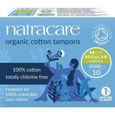 Natracare Bio-Baumwolltampons Regular - Tampons Natracare Bio-Baumwolltampons Regular - Tampons
