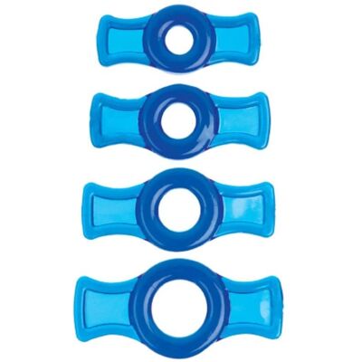Doc Johnson TitanMen Penisring-Set - Dehnbar, 4 st Doc Johnson TitanMen Penisring-Set - Dehnbar, 4 st