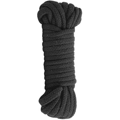 Doc Johnson Baumwoll Bondage Seil - Schwarz - 10m Doc Johnson Baumwoll Bondage Seil - Schwarz - 10m