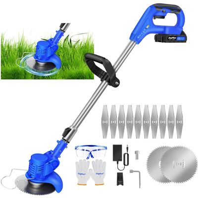 YouseaHome - Grass Trimmer - 2 Batteries - Lawn Tool Kit YouseaHome - Grass Trimmer - 2 Batteries - Lawn Tool Kit