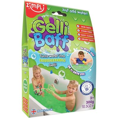 Zimpli Kids - Gelli Baff - Vert - 300 g - Poudre de bain - Publicité Zimpli Kids - Gelli Baff - Vert - 300 g - Poudre de bain - Publicité