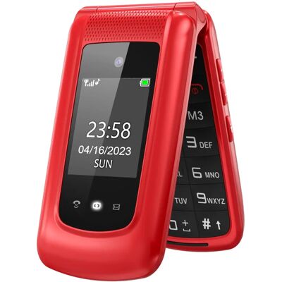 Téléphone mobile à gros boutons pour seniors - Débloqué - Publicité Téléphone mobile à gros boutons pour seniors - Débloqué - Publicité