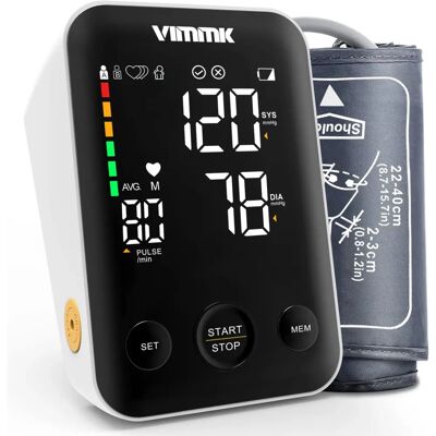 Vimmk - Upper Arm - LED Backlight - Blood pressure monitor Vimmk - Upper Arm - LED Backlight - Blood pressure monitor