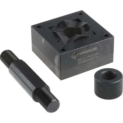 Greenlee 50600192 Poinçonneuse hydraulique carrée - Ensemble de poinçon et matrice hydraulique - Publicité Greenlee 50600192 Poinçonneuse hydraulique carrée - Ensemble de poinçon et matrice hydraulique - Publicité