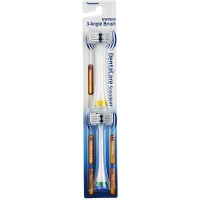 Panasonic Dentacare Sonodent EW0900 - 3-Winkel Zahnbürstenköpfe - 2 Stück Panasonic Dentacare Sonodent EW0900 - 3-Winkel Zahnbürstenköpfe - 2 Stück