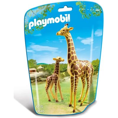 Playmobil 6640 City Life Girafe avec Veau - Ensemble de jeu - Publicité Playmobil 6640 City Life Girafe avec Veau - Ensemble de jeu - Publicité