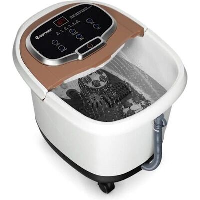 Costway Spa de Pies Masajeador - Shiatsu con Calor Infrarrojo 15L Costway Spa de Pies Masajeador - Shiatsu con Calor Infrarrojo 15L