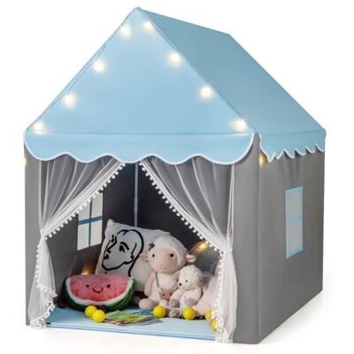 Tente de Jeu pour Enfants COSTWAY avec Matelas & Lumières Étoile - Maison Enfants - Publicité Tente de Jeu pour Enfants COSTWAY avec Matelas & Lumières Étoile - Maison Enfants - Publicité