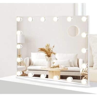 Costway - Hollywood LED Makeup Mirror - 18 LED - Makeup Mirror Costway - Hollywood LED Makeup Mirror - 18 LED - Makeup Mirror