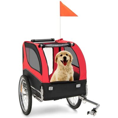 Costway - Pet Trailer - 40 kg - Czerwony - Pet Trailer Costway - Pet Trailer - 40 kg - Czerwony - Pet Trailer