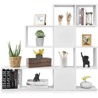 GOPLUS - Libreria Versatile con 10 Divisori Aperti - Anti-tip - Bookcase - Publicité GOPLUS - Libreria Versatile con 10 Divisori Aperti - Anti-tip - Bookcase - Publicité