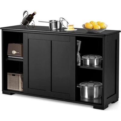 GOPLUS - Cassettiera Bassa con 2 Ripiani - MDF - cabinet - Publicité GOPLUS - Cassettiera Bassa con 2 Ripiani - MDF - cabinet - Publicité