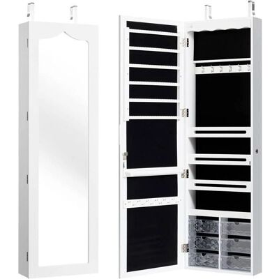 GOPLUS - Wall Jewelry Cabinet - LED Lights - Jewelry Cabinet - Publicité GOPLUS - Wall Jewelry Cabinet - LED Lights - Jewelry Cabinet - Publicité