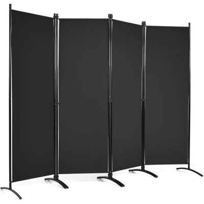 COSTWAY - Paravent 4 Panneaux Pliable - Séparation Bureau Maison - Publicité COSTWAY - Paravent 4 Panneaux Pliable - Séparation Bureau Maison - Publicité