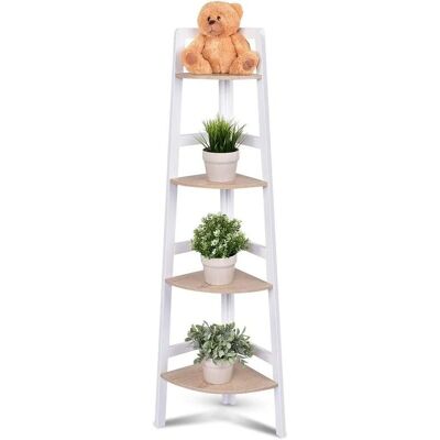 Estantería Esquinera Costway - Moderna, Ahorradora de Espacio, Multiusos - Para Cocina, Baño, Dormitorio Estantería Esquinera Costway - Moderna, Ahorradora de Espacio, Multiusos - Para Cocina, Baño, Dormitorio