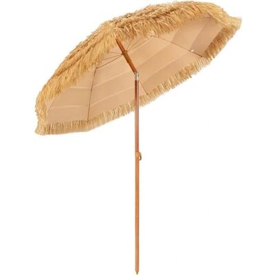 RELAX4LIFE Parasol en Paille Naturelle - Parasol de Plage - Publicité RELAX4LIFE Parasol en Paille Naturelle - Parasol de Plage - Publicité