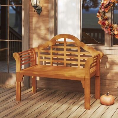 Costway OP70341 Buitenbank van Eucalyptus/Acacia - Outdoor Bench Costway OP70341 Buitenbank van Eucalyptus/Acacia - Outdoor Bench
