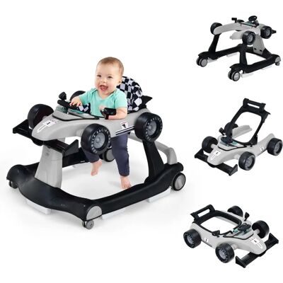 Costway - Trotteur 4 en 1 - Gris - Poussette bébé - Publicité Costway - Trotteur 4 en 1 - Gris - Poussette bébé - Publicité