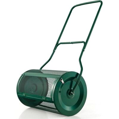 COSTWAY Dispersor de Compost de 60,5cm Mango en Forma de U Verde - Dispersor de Jardín COSTWAY Dispersor de Compost de 60,5cm Mango en Forma de U Verde - Dispersor de Jardín