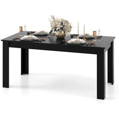 Table à Manger Rectangulaire Extensible Moderne - 160cm - Publicité Table à Manger Rectangulaire Extensible Moderne - 160cm - Publicité