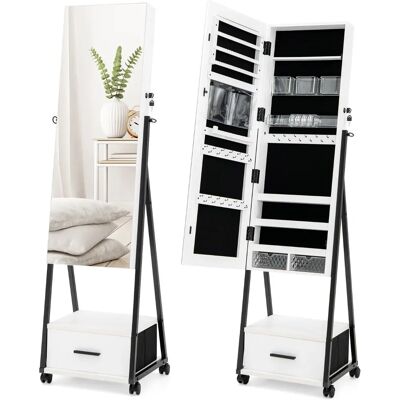 Costway - CE3IN1-MIRR - Vollspiegel - Verriegelt - Kosmetikschrank Costway - CE3IN1-MIRR - Vollspiegel - Verriegelt - Kosmetikschrank
