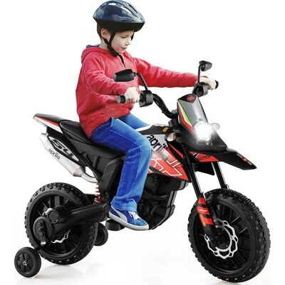 Costway Aprilia Gelicentieerde Kinder Elektrische Motorcycle - Rood Costway Aprilia Gelicentieerde Kinder Elektrische Motorcycle - Rood