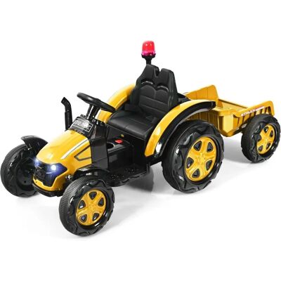 Costway - 12V Traktor - RC - Przyczepa - Toy Tractor Costway - 12V Traktor - RC - Przyczepa - Toy Tractor