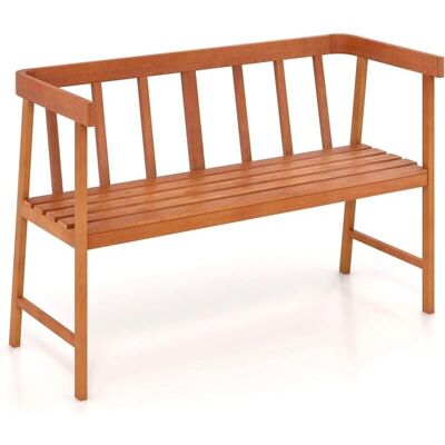 Banco de Jardín Costway - Banco de Madera de Acacia para 2 Personas Banco de Jardín Costway - Banco de Madera de Acacia para 2 Personas