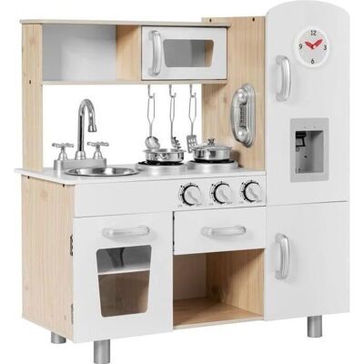 Costway - Cuisine Enfants Bois - Wood - Toy Kitchen - Publicité Costway - Cuisine Enfants Bois - Wood - Toy Kitchen - Publicité