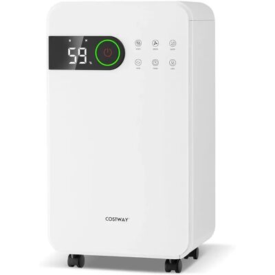 Costway - 15 L - Auto - Slaapmodus - Ontvochtiger Costway - 15 L - Auto - Slaapmodus - Ontvochtiger