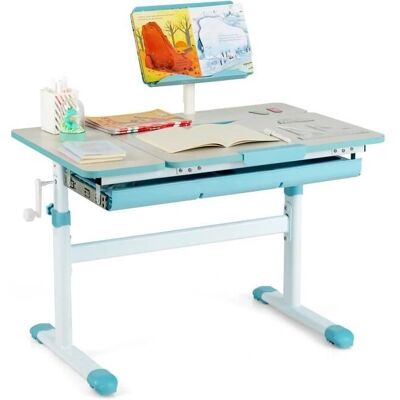 Costway Escritorio Infantil Ajustable - Altura y Inclinación - Azul Costway Escritorio Infantil Ajustable - Altura y Inclinación - Azul