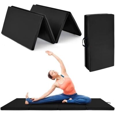 Tapis de Gymnastique Pliable COSTWAY 240x116x5cm - Yoga & Fitness - Publicité Tapis de Gymnastique Pliable COSTWAY 240x116x5cm - Yoga & Fitness - Publicité