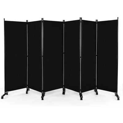 Pantalla de Privacidad Costway 172 cm - Divisoria de 6 Paneles Pantalla de Privacidad Costway 172 cm - Divisoria de 6 Paneles