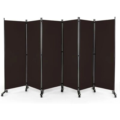 Costway Separador de Habitaciones de 172cm 6 Paneles - Pantalla de Privacidad Costway Separador de Habitaciones de 172cm 6 Paneles - Pantalla de Privacidad