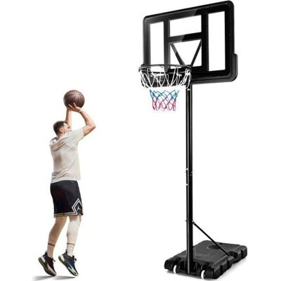 COSTWAY Canasta de Baloncesto Portátil - Ajustable 12 Niveles, Exterior Durable COSTWAY Canasta de Baloncesto Portátil - Ajustable 12 Niveles, Exterior Durable
